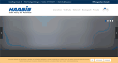 Desktop Screenshot of haasis.de